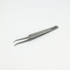 Excel Blades Slant Point Tweezers, Curved Point Precision Tweezer Silver, 12pk 30417